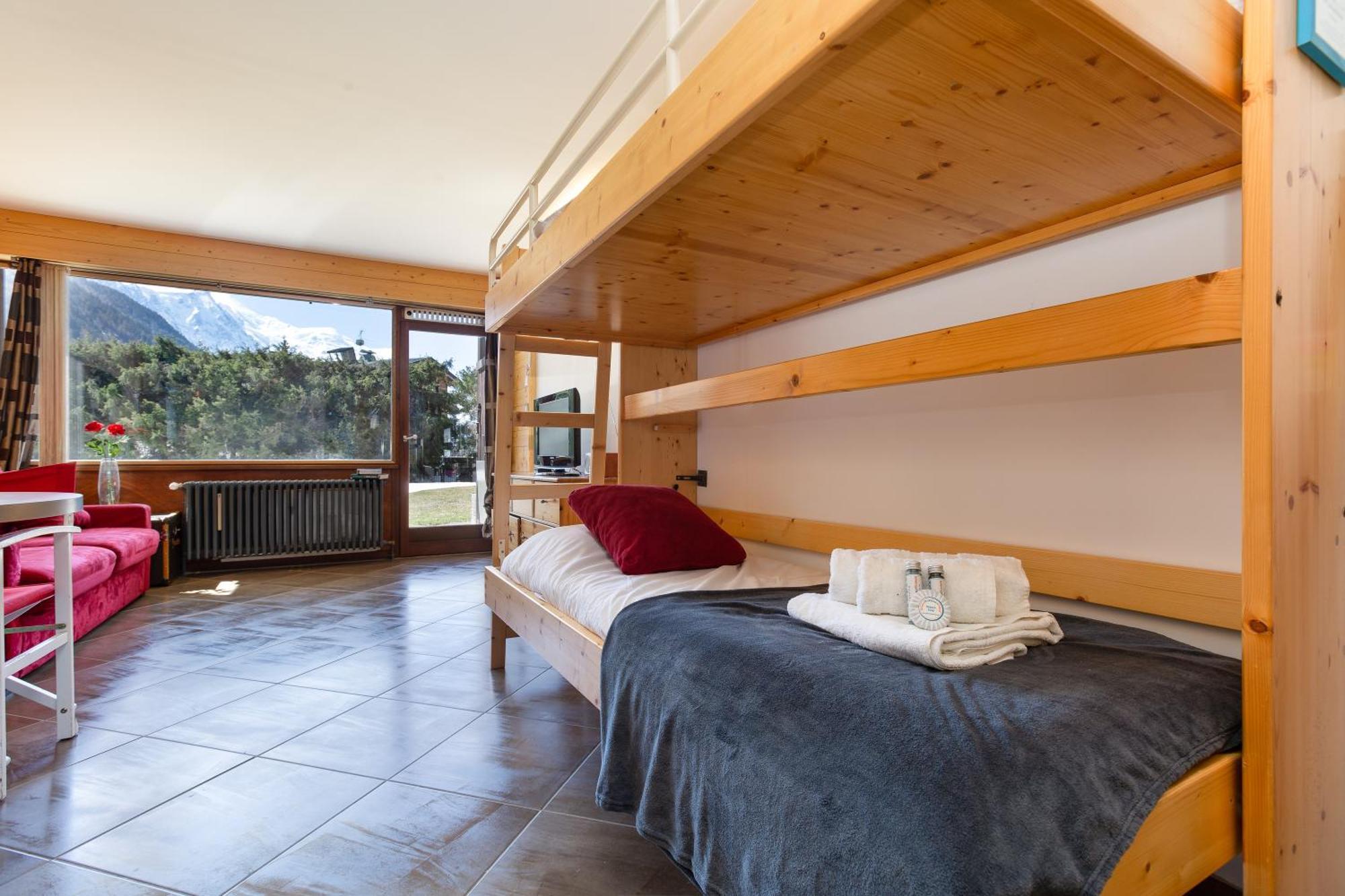 Residence Grands Montets 133 Ski In-Ski Out - Happy Rentals Chamonix Oda fotoğraf